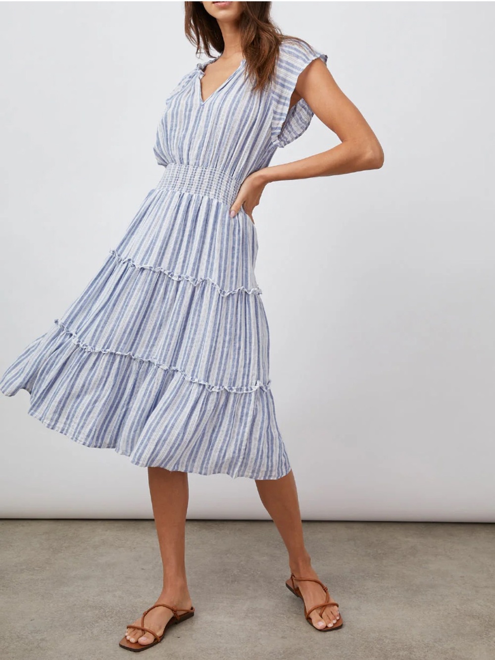 Rails Amellia stripe linen dress